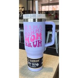 Yukon Outfitters @ Buc-ee’s Mama Mommy Mom Bruh Tumbler With Handle-40 oz-Fast